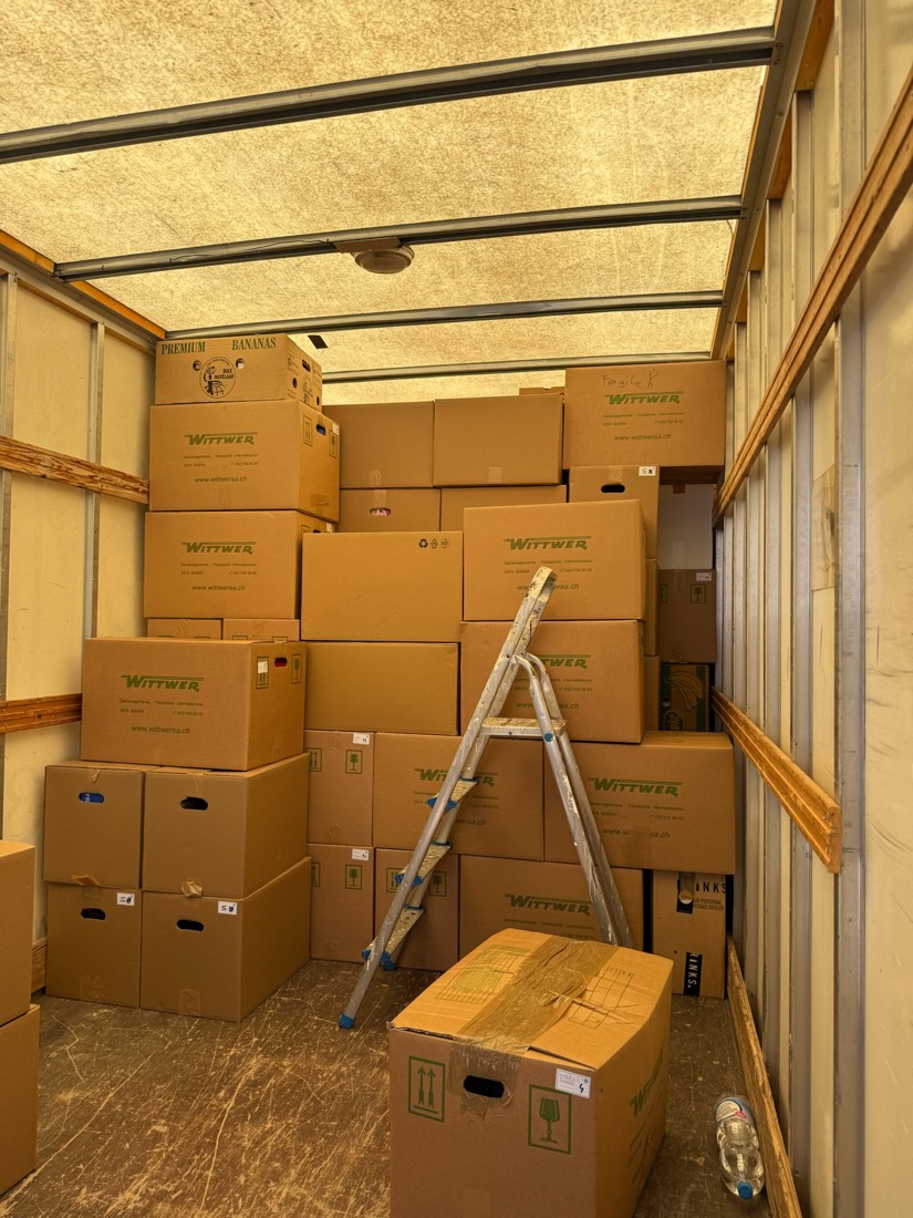 Cartons chargés
